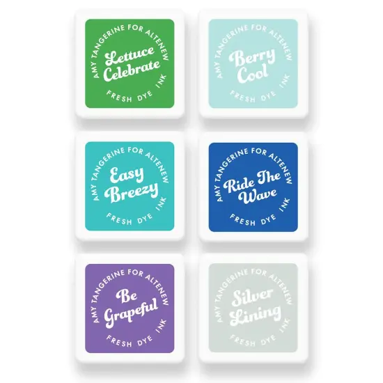 Ocean Dreams Fresh Dye Ink 6 Mini Cube Set {1}