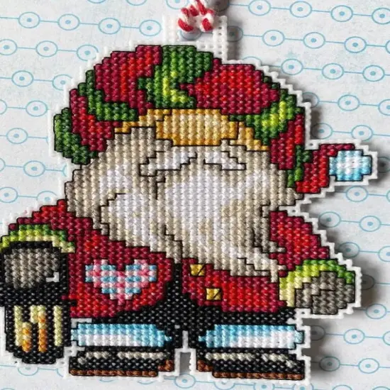 Christmas Gnomes Counted Cross-Stitch Kit {6}