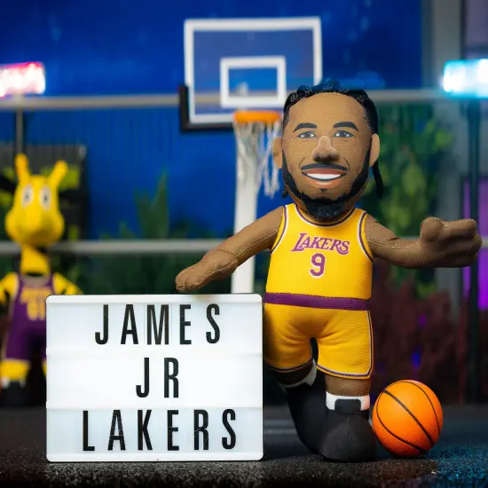 Bleacher Creatures Los Angeles Lakers Bronny James 10" Plush Figure {2}