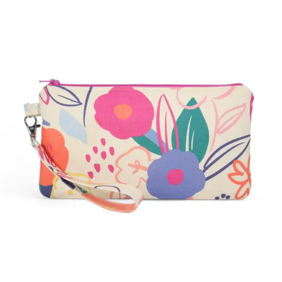 Crosscut Sewing Co.&reg; Wristlet Sewing Kit - Beginner Sewing Project Kit Bold floral {3}