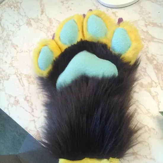 FabricLA Faux Fur Fabric - 8 Pieces Square Fur Material Fabric - 10&rdquo; X 10&rdquo; Inches (25cm x 25cm) - Shaggy Fur Patches Fabric Cuts Chair Cover Seat Cushion for DIY Craft Pastel harmony pack {6}