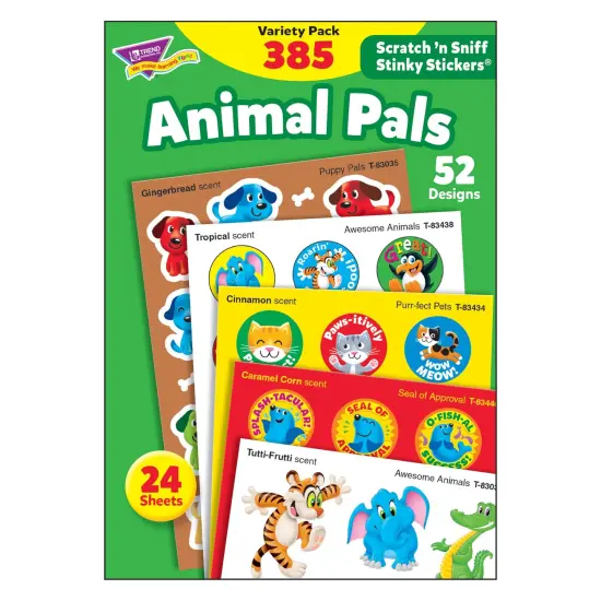 Animal Pals Stinky Stickers&reg; Variety Pack, 385 ct. {1}
