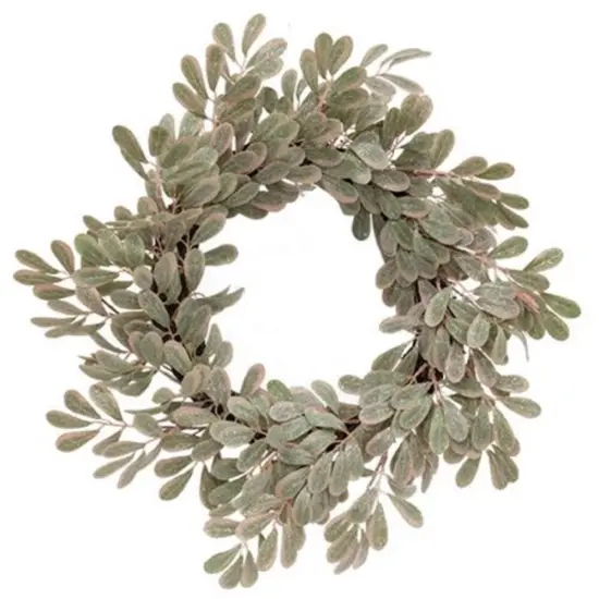 Sparkle Holiday Mistletoe Twig Wreath {1}