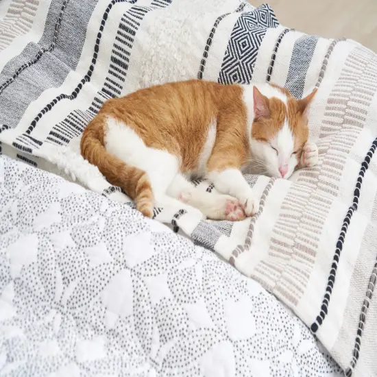 Barton Dune Onyx Throw Blanket {3}