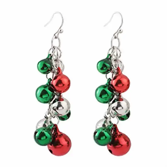 2 Sets Christmas Jingle Bell Earrings {1}