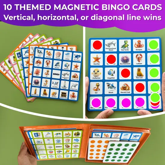 Magnet BINGO Travel Game for Kids {3}