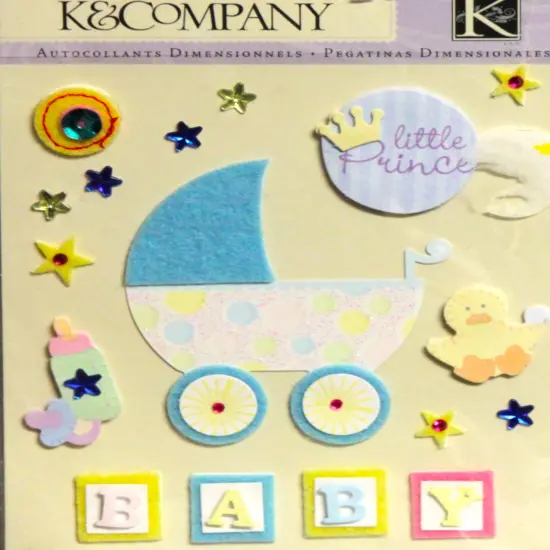 K & Company Little Prince Dimensional Stickers {1}