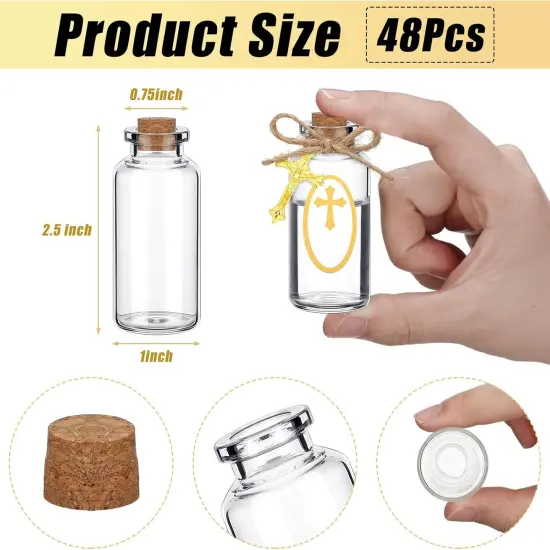 48 Set Holy Water Bottle (20 ml) {2}