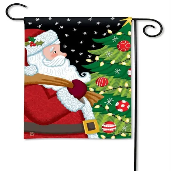 Santa Approved Christmas Garden Flag 2 Sided {3}