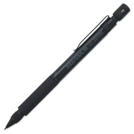 Platinum Pro-Use 171 Mechanical Pencil - Matte Black, 0.3 mm {1}