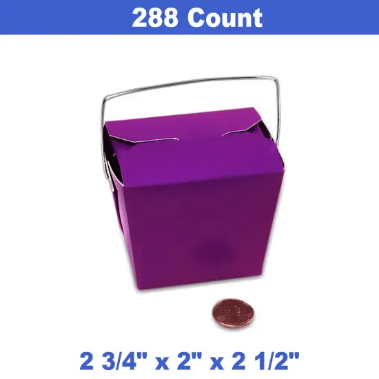 Colored Paper Wire Handle Boxes 2 3/4 '' 2 '' {1}