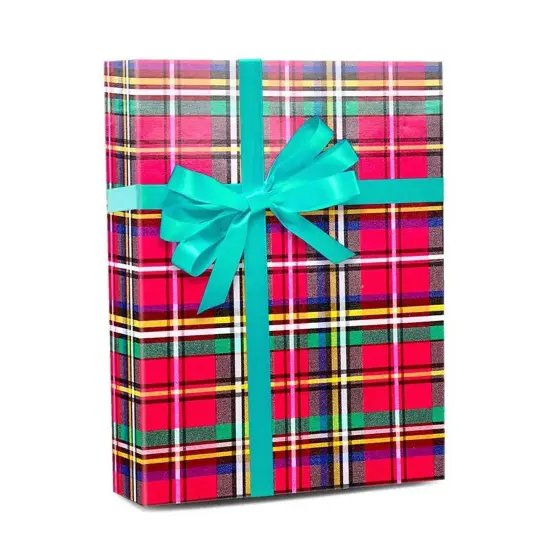 Plaid Christmas Wrapping Paper Tartan 24 ''x 208 ' {2}