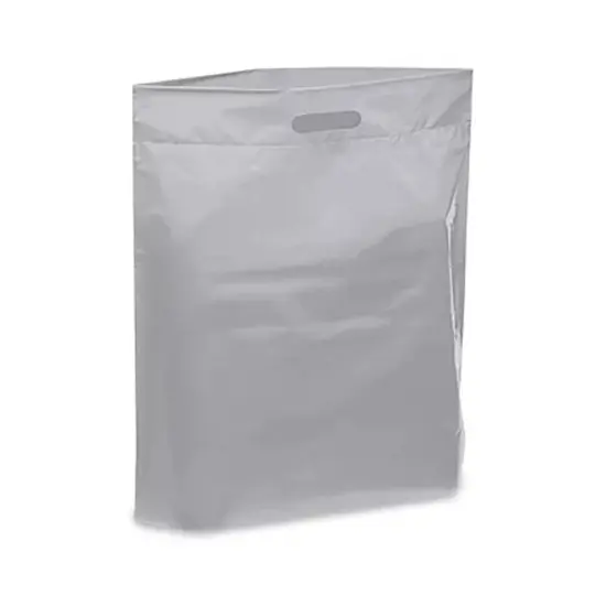 Die Cut Handle Bags - Ideal for Every Occasion for 16 x 19 x 3" Silver {2}