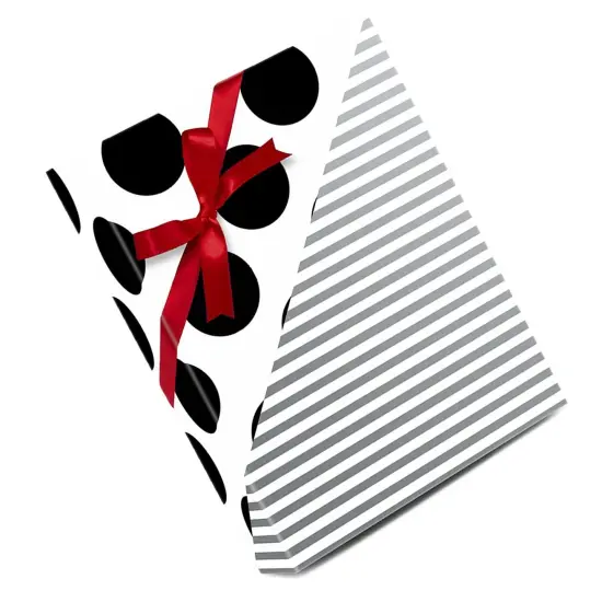 Bold Striped Gift Wrap 24" x 417" Roll 60 lbs {3}