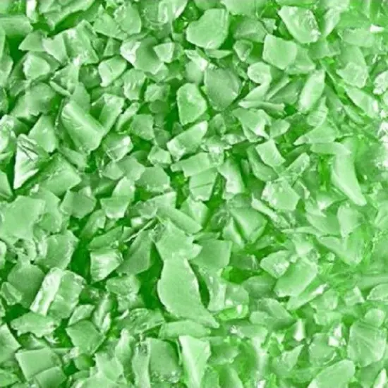 Oceanside Fusible Glass Frit Medium Easter Green Opal 96 COE - 8.5oz Jar (2222) {1}