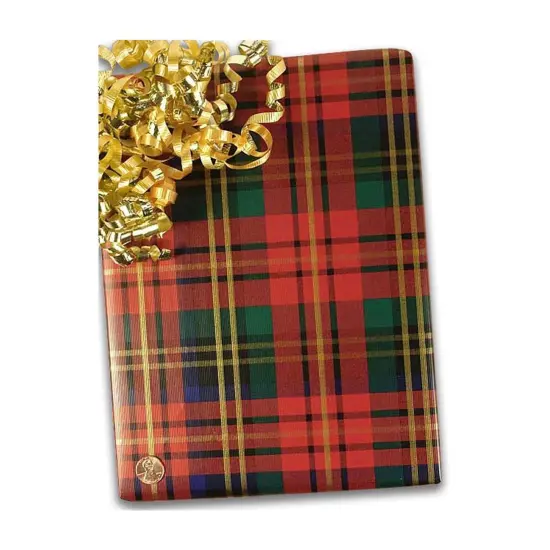 Plaid Christmas Wrapping Paper Lindsay Plaid 24''&times;417' {2}