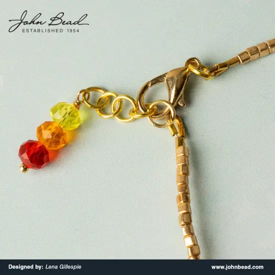 Crystal Lane DIY 7" Designer Glass Focal Bead Mix Strand Nuggets Rainbow Mix {6}