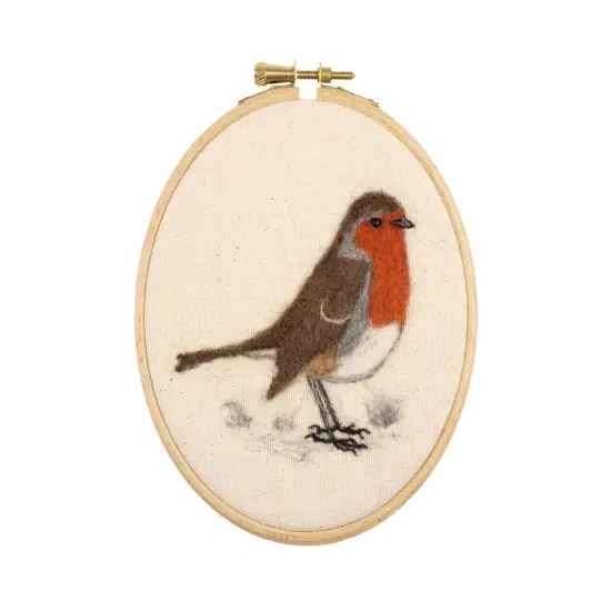 Felting Kit - Robin 2D Kit. In Support of RSPB Charity {1}