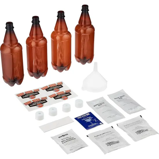Complete Root Beer Making Kit Makes 2 Gallons Includes Bottles Mix and More {3}