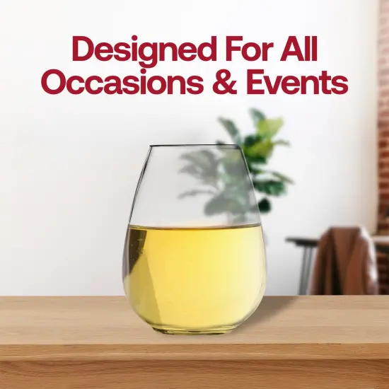 Clear Stemless Plastic Mini Goblets - 4 oz. (64 Goblets) {6}