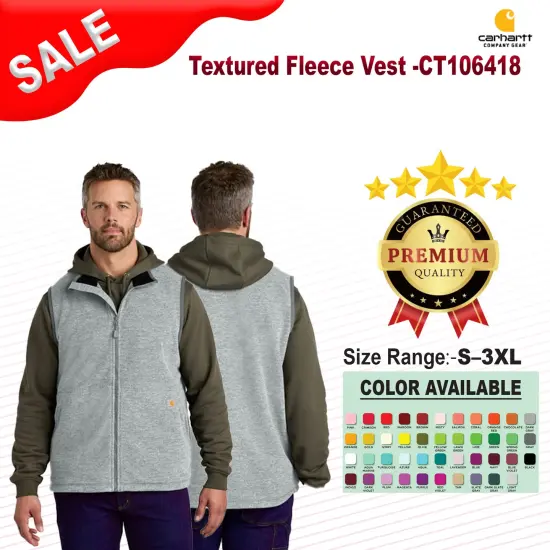 Carhartt&reg; Textured Fleece Vest M {2}