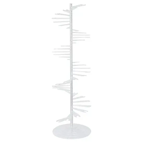 Clear 4.5 feet Spiral Acrylic Champagne GLASS FLUTE HOLDER Display Stand Party {1}