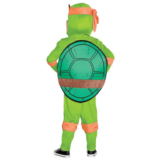 Toddler Teenage Mutant Nija Turtles Michelangelo Costume {3}