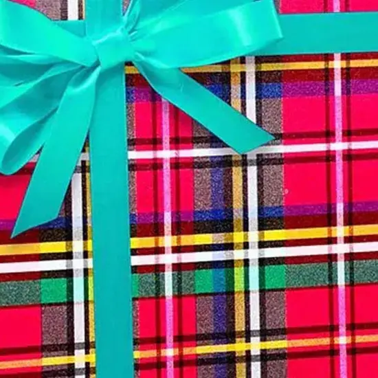 Plaid Christmas Wrapping Paper Tartan 24 ''x 417 ' {5}