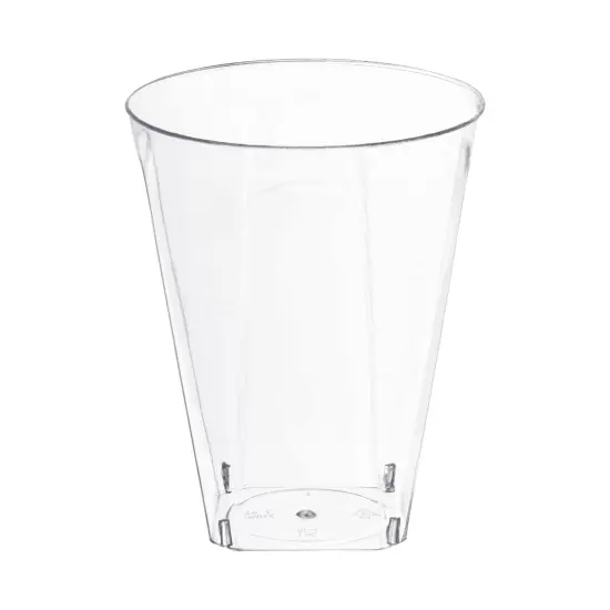 Clear Square Bottom Disposable Plastic Cups - 7 oz. (500 Cups) {1}