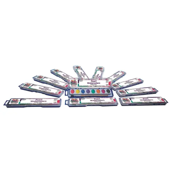 Color Splash!&reg; Pearl Watercolor Paint Set (Pack of 12) {4}