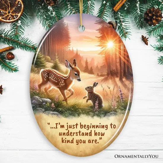 Kindness in Your Heart Ornament, Bambi's Gentle Lesson Christmas Gift {6}