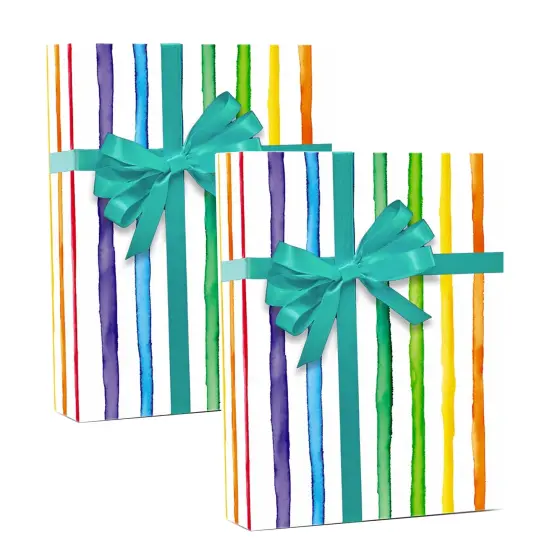 Striped Wrapping Paper 26" x 417" Roll 60 lbs {2}