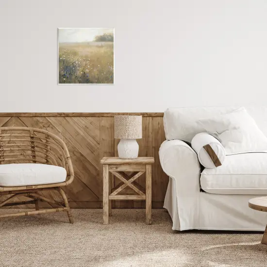 Stupell Industries Neutral Wildflower Field Wall Plaque, design by LSR Creative Studio {2}
