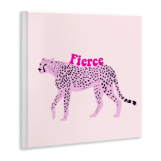 Stupell Industries Fierce Cheetah on Pink Wall Plaque, design by Ashley Singleton {3}