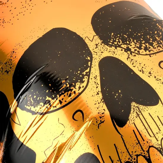 8 Pieces Halloween Skull Foil Balloons - 23.6 Inch {3}