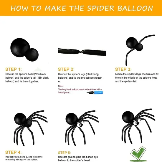 Halloween Balloons Garland Arch Kit with Boo Foil Balloon {4}