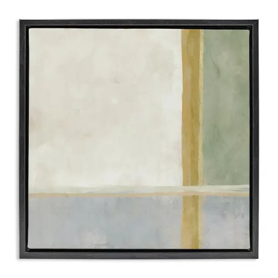 Stupell Industries Neutral Linear Boxes Floating Frame, design by J:L Design {1}