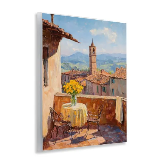 Stupell Industries Sunlit Balcony View Wall Plaque, design by Petal Prints Design {3}