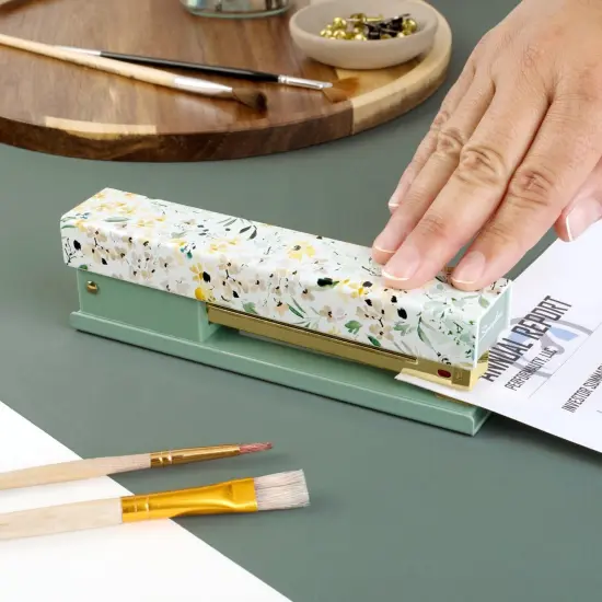 Stapler, 20 Sheet Capacity, Full Strip, Wildflowers, Colorful Fashion Design (S700034) {5}