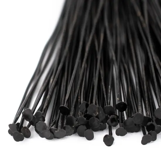 The Bead Chest Midnight Brass 21 Gauge 2.5 Inch Head Pins (Approx 100 pieces) {1}