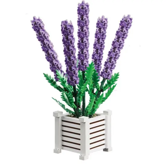 Lavender Potted Flower F07M9-5(101) {4}