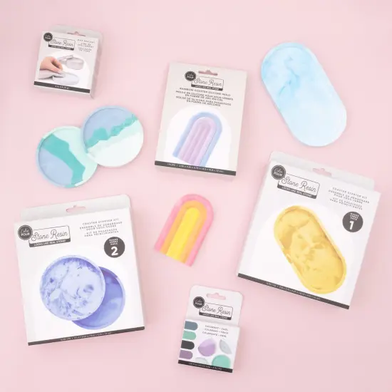 American Crafts Stone Resin Colorant 4/Pkg-Cool {6}