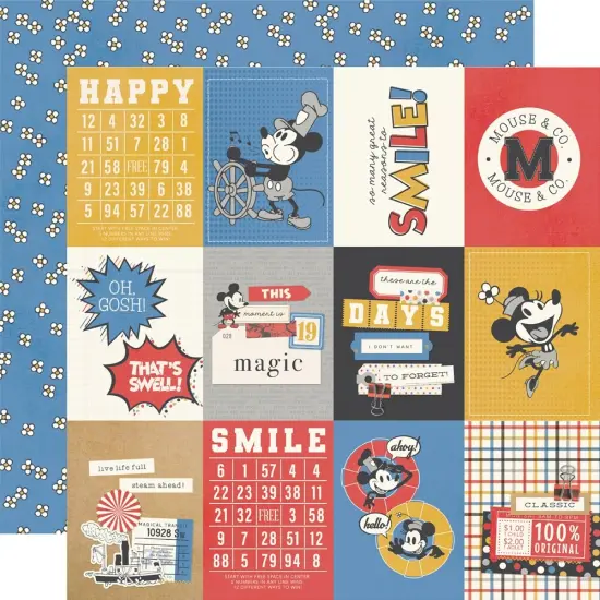 Say Cheese Classic Mouse Double-Sided Cardstock 12"X12" {2}