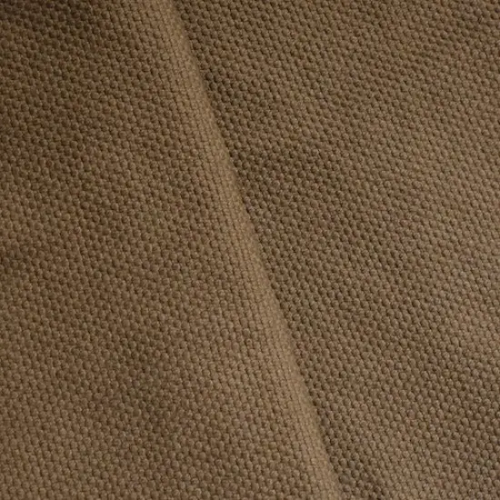 Grizzly Brown Cotton Textured Basket Woven Decorating Fabric By the Yard {1}