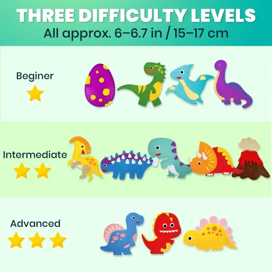 Craft Kits for Kids - 12 Wild Dino Sewing Kit Basic {5}