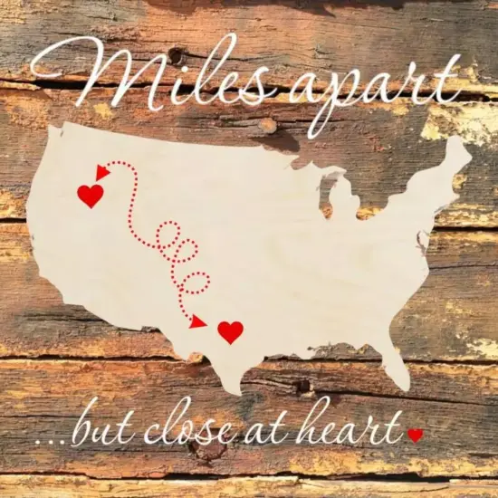 Kitcheniva 1 Pc Paintable USA Shape North America United States Craft Cutouts DIY {4}