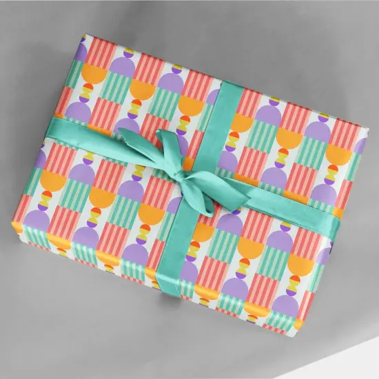 Geo Deco Gift Wrap V {1}