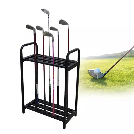 Golf Club Display Rack Golf Putter Storage Organizer 27-Hole Golf Club Holder {5}