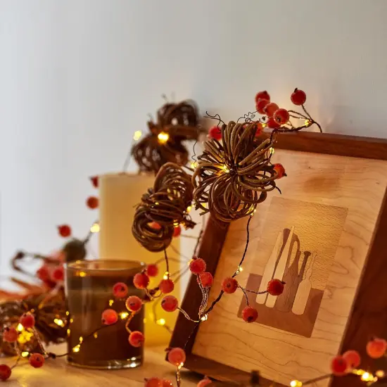 Fall Halloween Garland Lights {4}