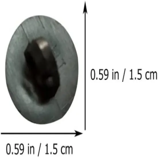 100 Pcs Plastic Black Safety Eyes {4}